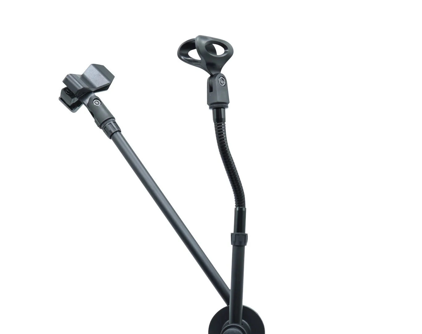 Freedom  Dual Microphone Stand Flexible Gooseneck Adjustable Height Boom Arm - Image 2