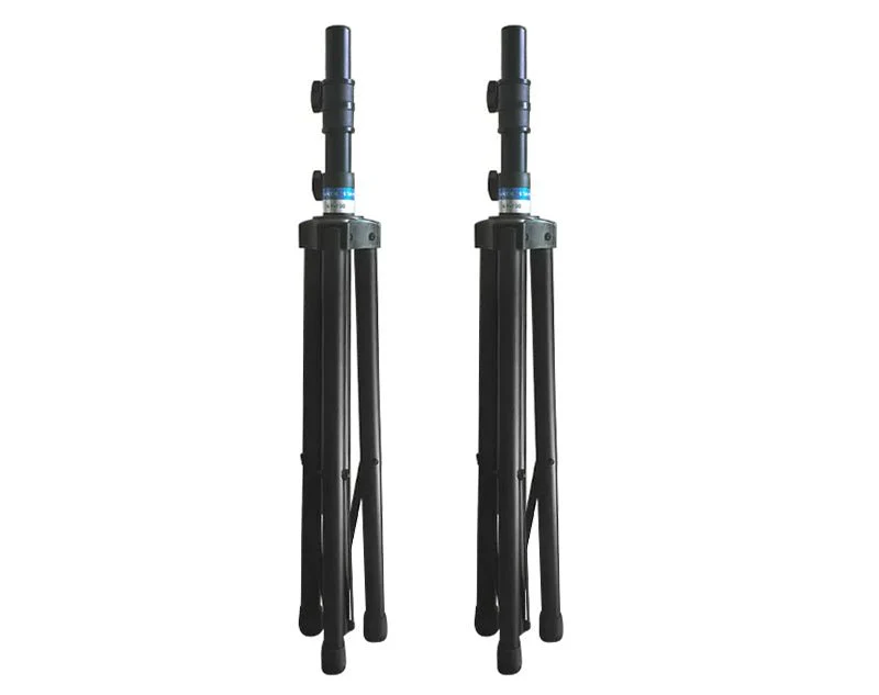 Freedom Heavy Duty Speaker Stands Pair Top Hat Mounting Bracket 2m Height - Image 5