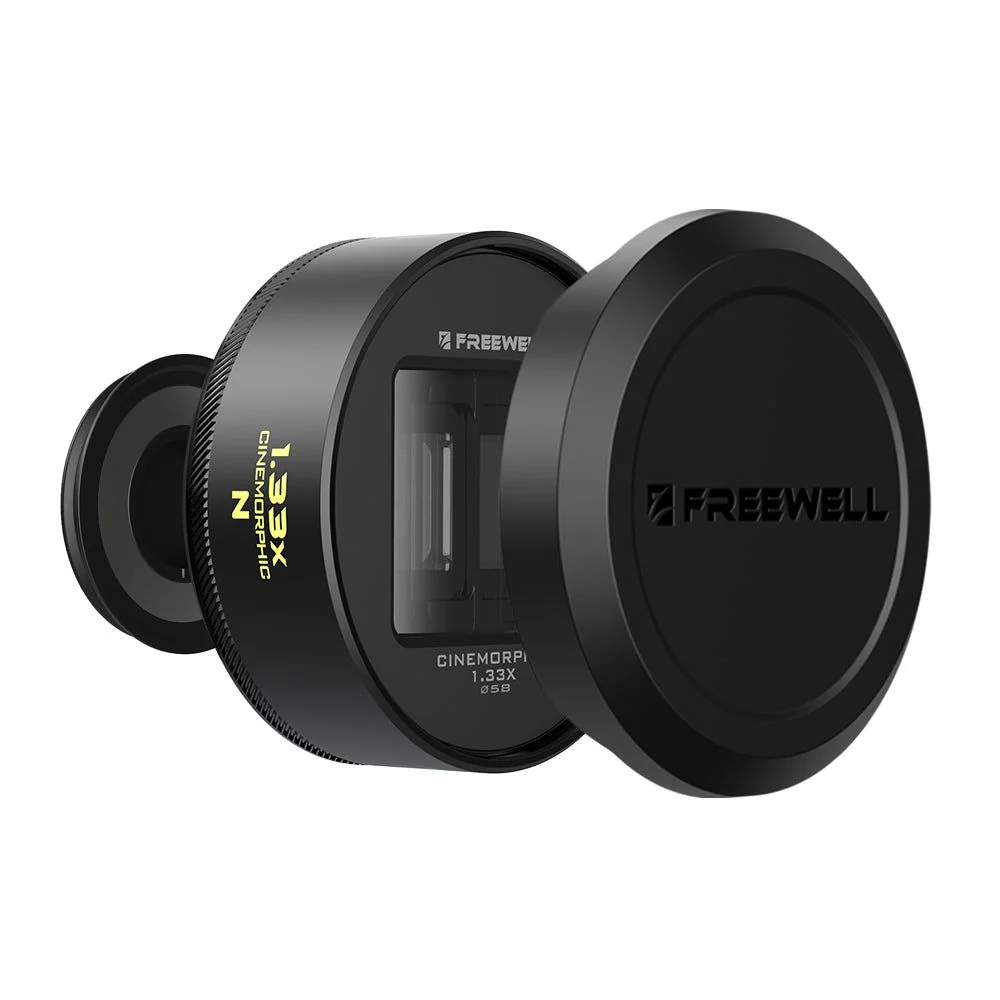 Freewell 1.33x Neutral Streak Anamorphic Lens with 17mm Mount for Freewell 17mm Mount iPhone Cases - Image 2