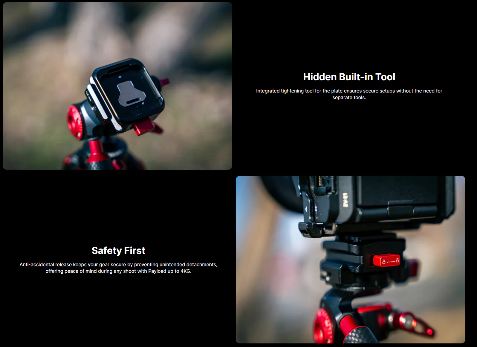 Freewell Quick-Release Camera Clamp for Tripod - Image 4