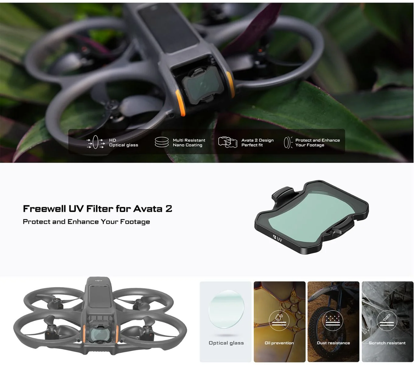 Freewell UV Filter for DJI Avata 2 - Image 4