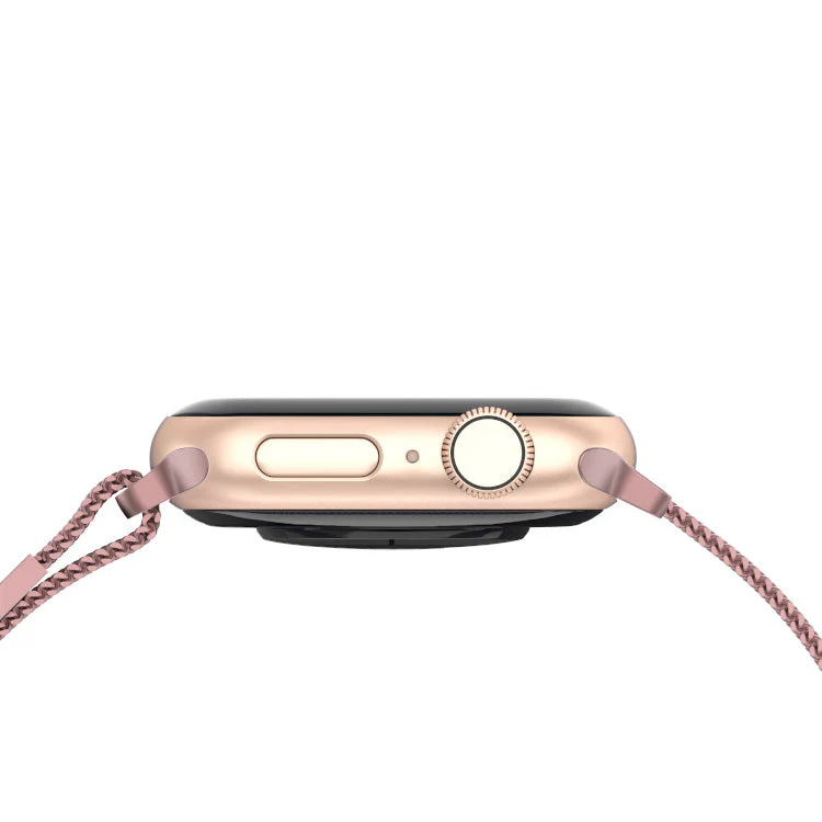 Friendie Melbourne Collection Milanese Mesh Band for Apple Watch 7/8/9/10/11/SE  (Rose) [Small] 38/39/40/41/42mm - Image 5