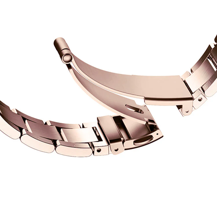 Friendie Sydney Collection Steel Link Band for Apple Watch 7/8/9/10/11/SE  (Rose) [Large] [42/44/45/46mm Ultra 49mm - Image 3