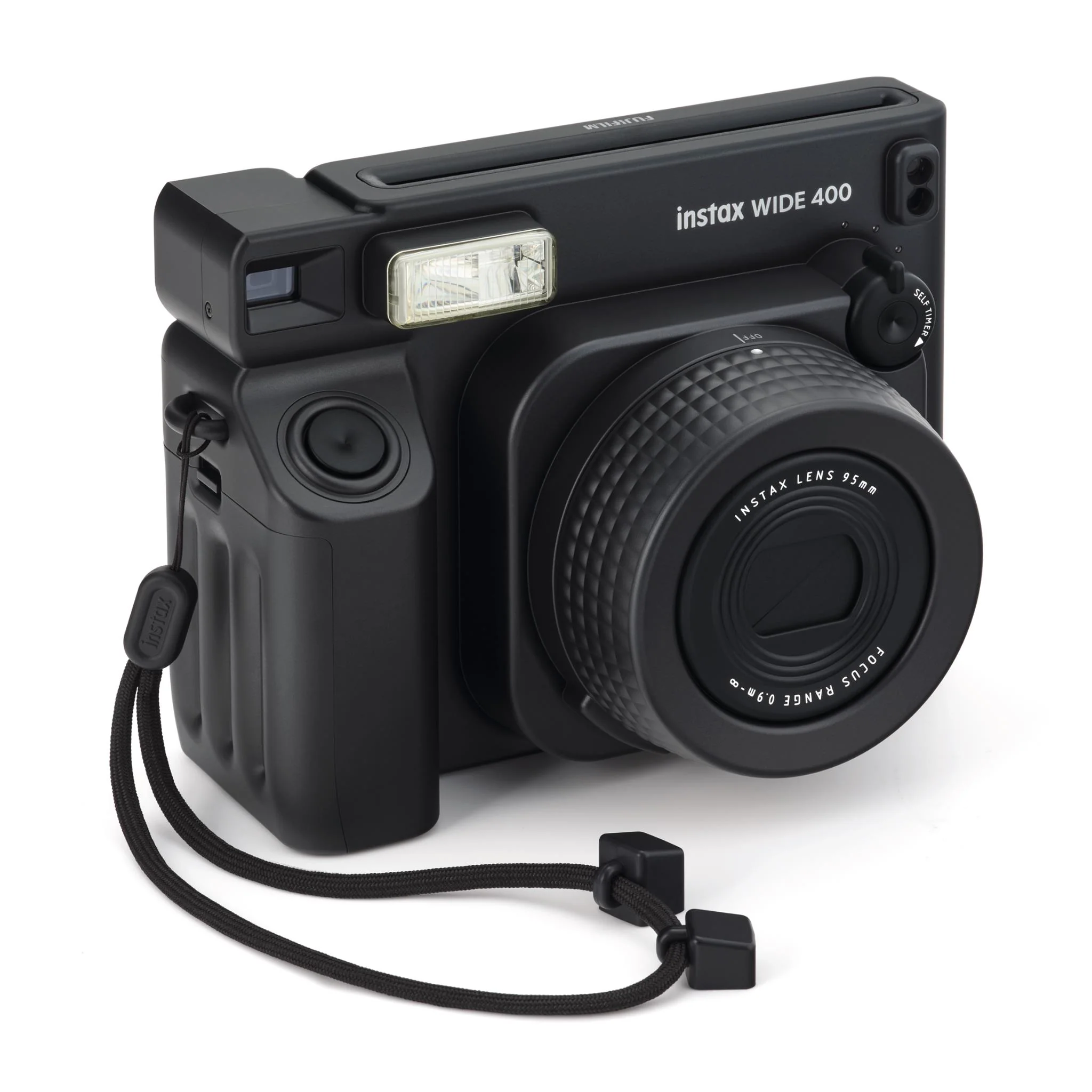 FujiFilm instax WIDE 400 Instant Camera (Jet Black) - Image 2