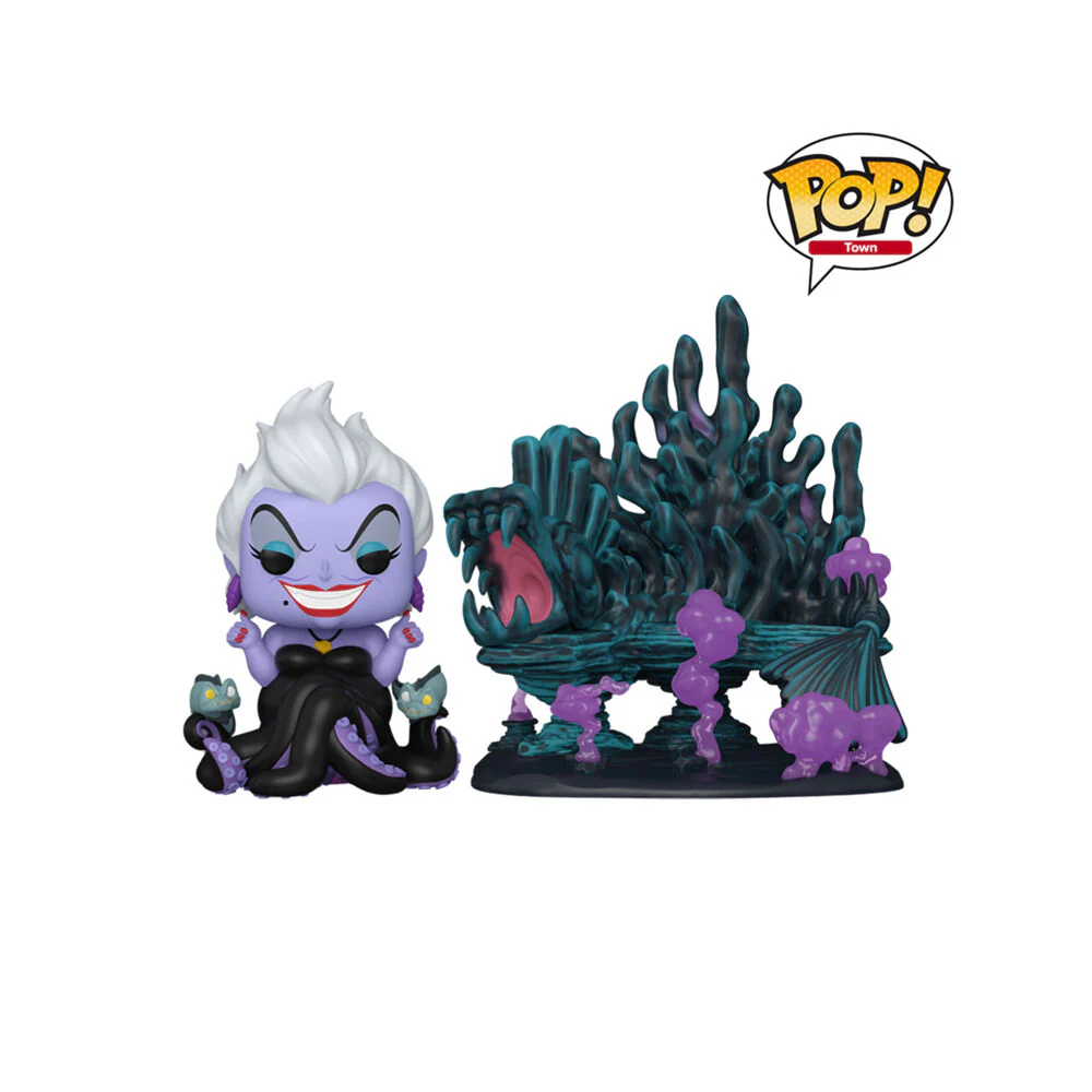 Funko Disney Villains Ursula & Ursula's Lair Pop! Town Vinyl Figure Toy Display - Image 2