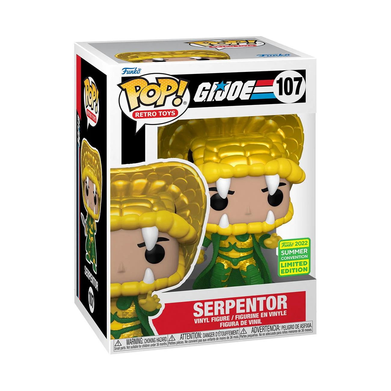 G.I. Joe - Serpentor Pop! Vinyl (SDCC22) - Image 2