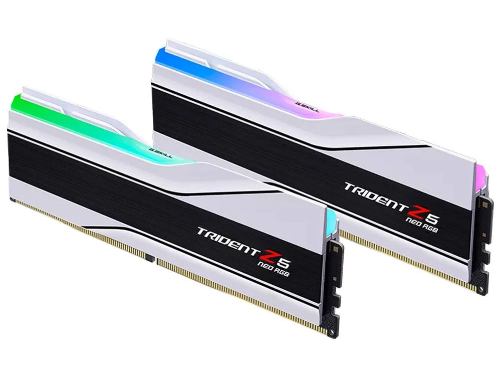 G.Skill Trident Z5 Neo RGB 64GB (2 x 32GB) DDR5 6000MHz CL36 Desktop RAM - White - Image 2