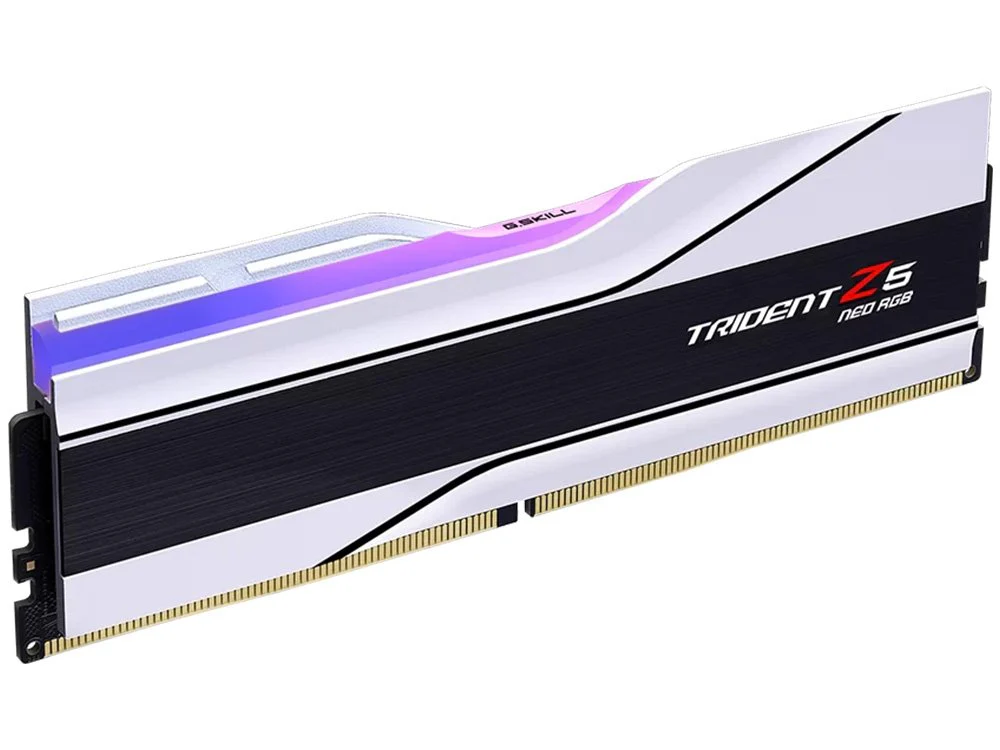 G.Skill Trident Z5 Neo RGB 64GB (2 x 32GB) DDR5 6000MHz CL36 Desktop RAM - White - Image 4