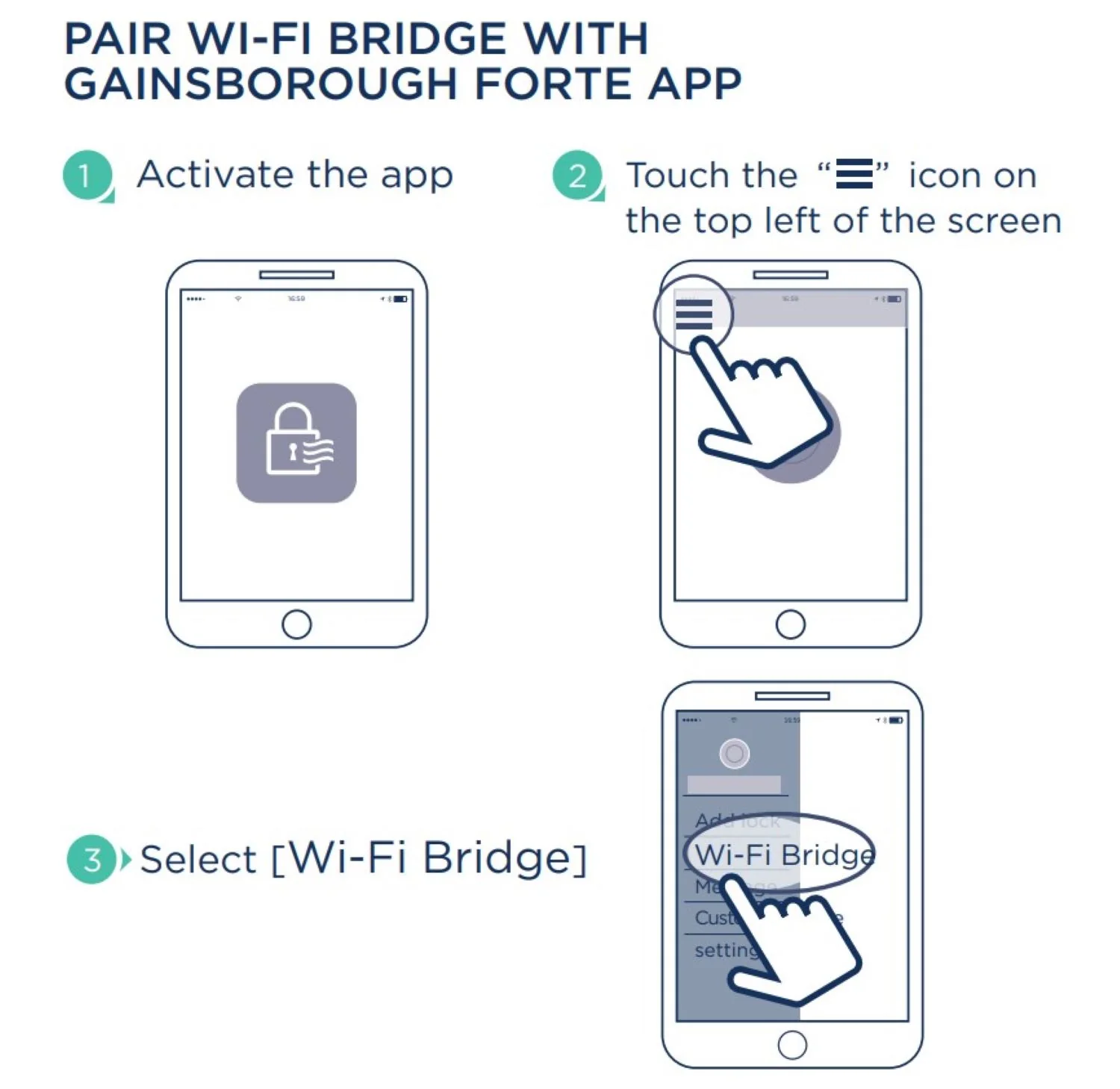 Gainsborough Forte WIFI Bridge (White) - Image 3