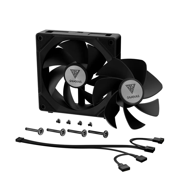 Gamdias AEOLUS P2 ARGB PWM 120mm Cooling Fan (1 Pack) - Image 4