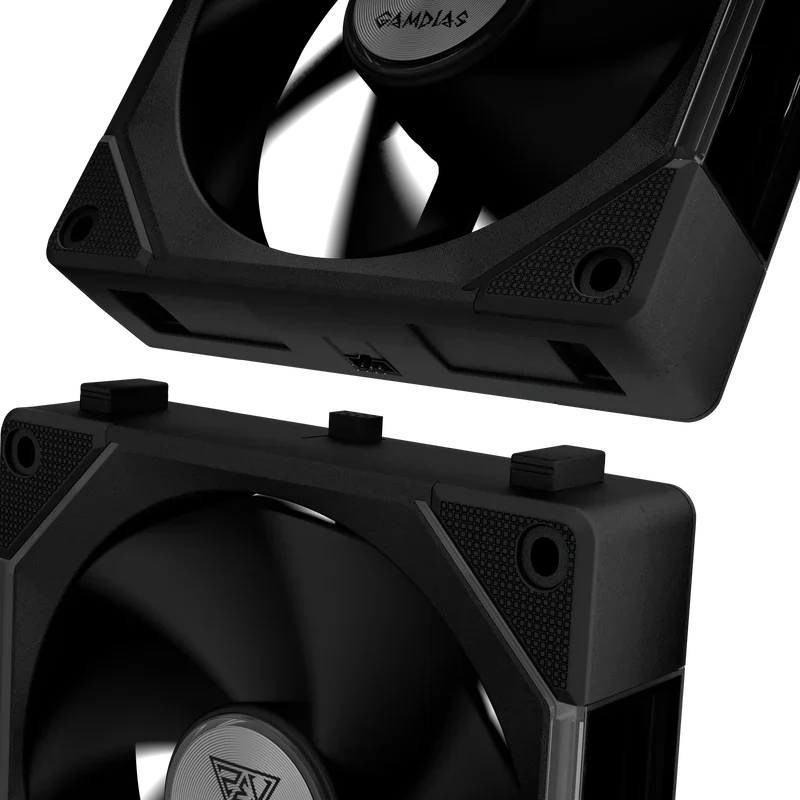 Gamdias AEOLUS P2 ARGB PWM 120mm Cooling Fan (3 Pack) - Image 3
