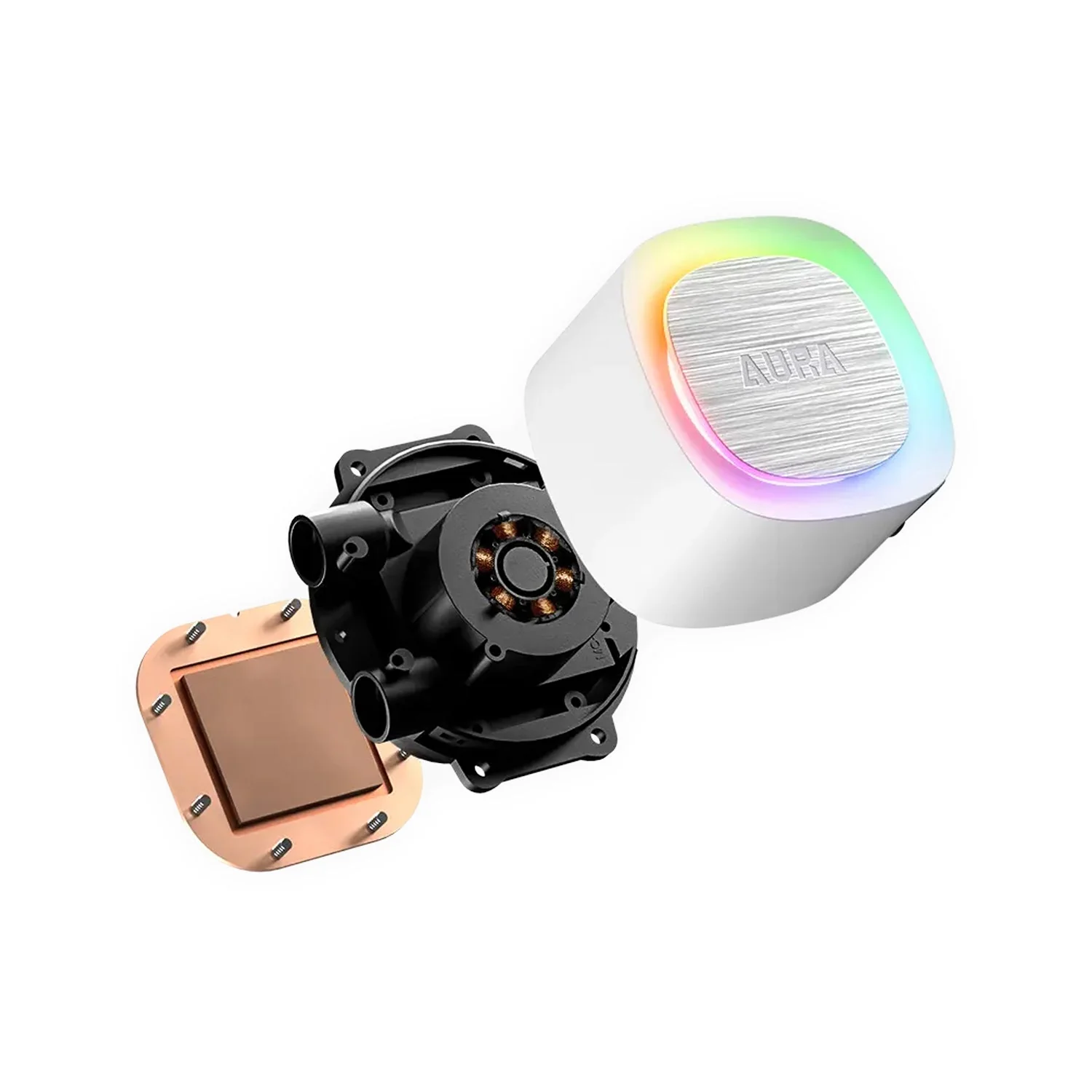 Gamdias ARUA GL240v2 240mm Liquid CPU Water Cooler (White) - Image 4