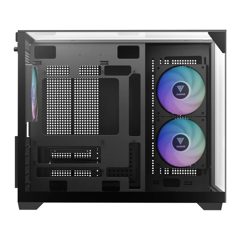 Gamdias ATLAS M3M M-ATX PC Case Tempered Glass with 3 ARGB Fans - Image 7