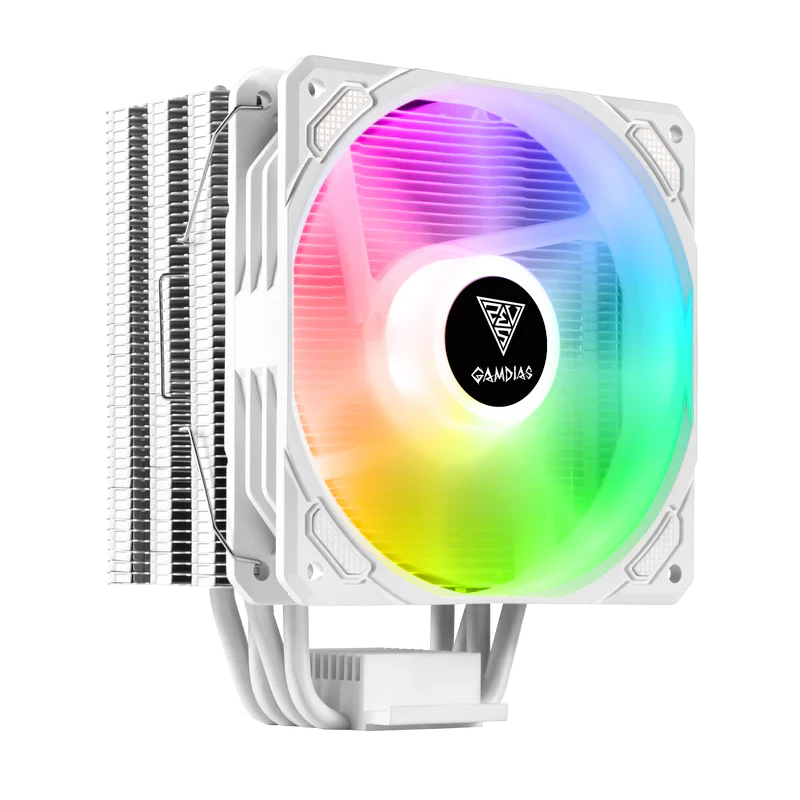 Gamdias BOREAS E1-410 WH CPU Air Cooler ARGB PWM 120mm Fan