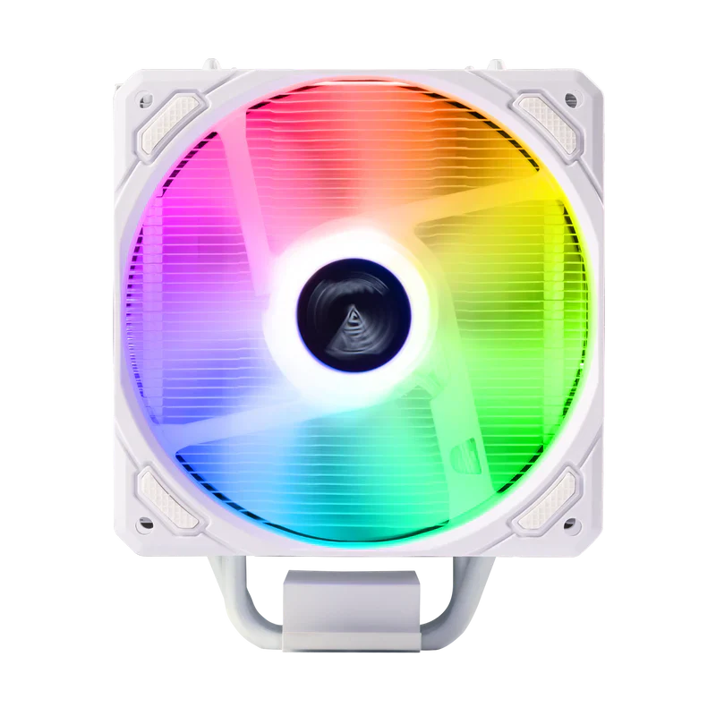 Gamdias BOREAS E1-410 WH CPU Air Cooler ARGB PWM 120mm Fan - Image 2