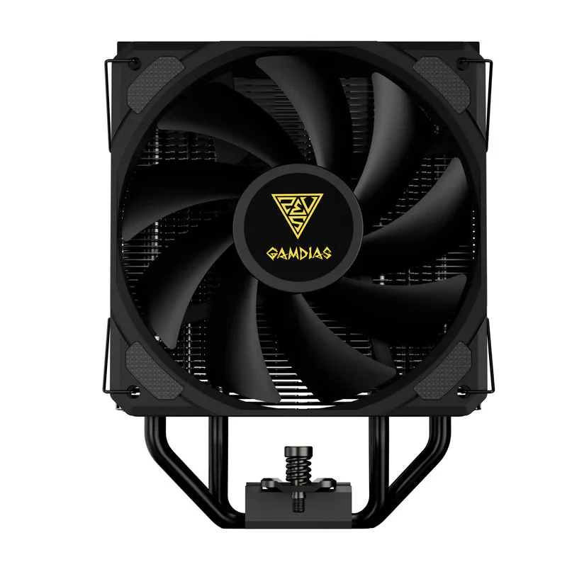 Gamdias BOREAS E2-41D CPU Air Cooler Digital Display PWM Fan (Black) - Image 4