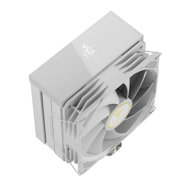 Gamdias BOREAS E2-41D CPU Air Cooler Digital Display PWM Fan (White) - Image 3