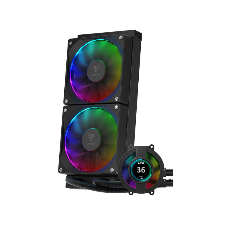 Gamdias CHIONE P3-240U ARGB 240mm IPS LCD Display Liquid CPU Cooler - Image 3