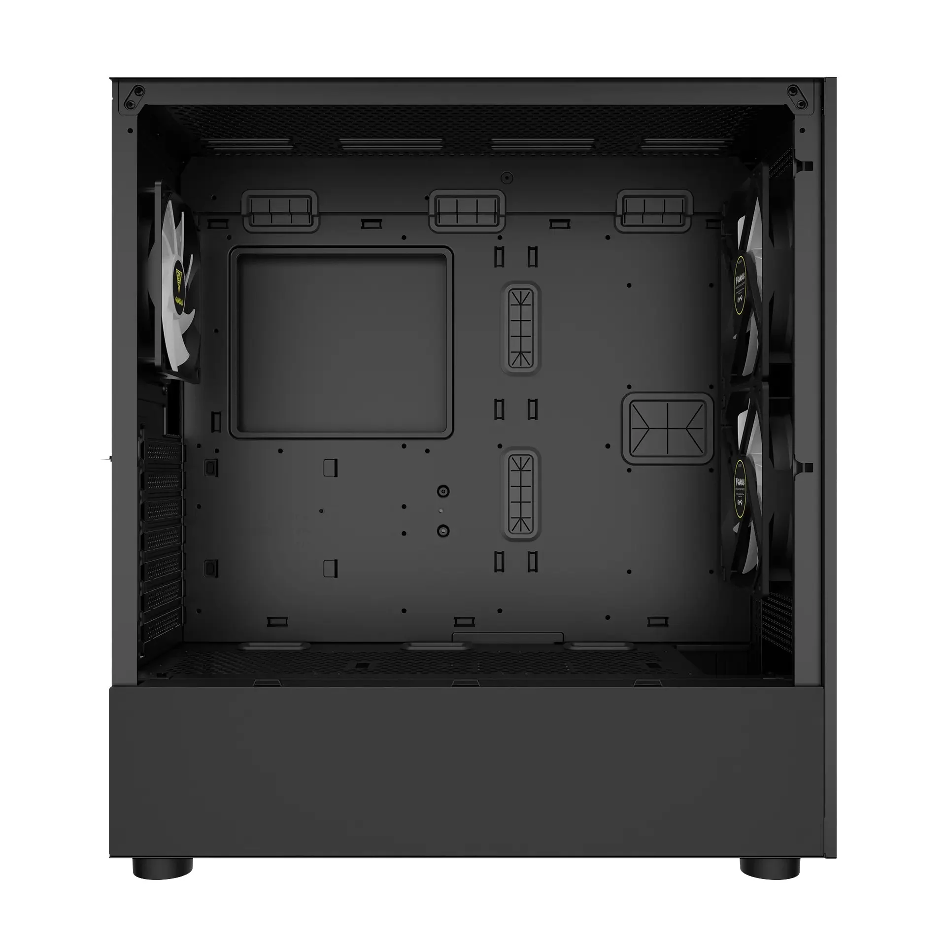 Gamdias Talos E3 Mesh Computer Case ATX Mid Tower with 3x ARGB Fans (Black) - Image 4