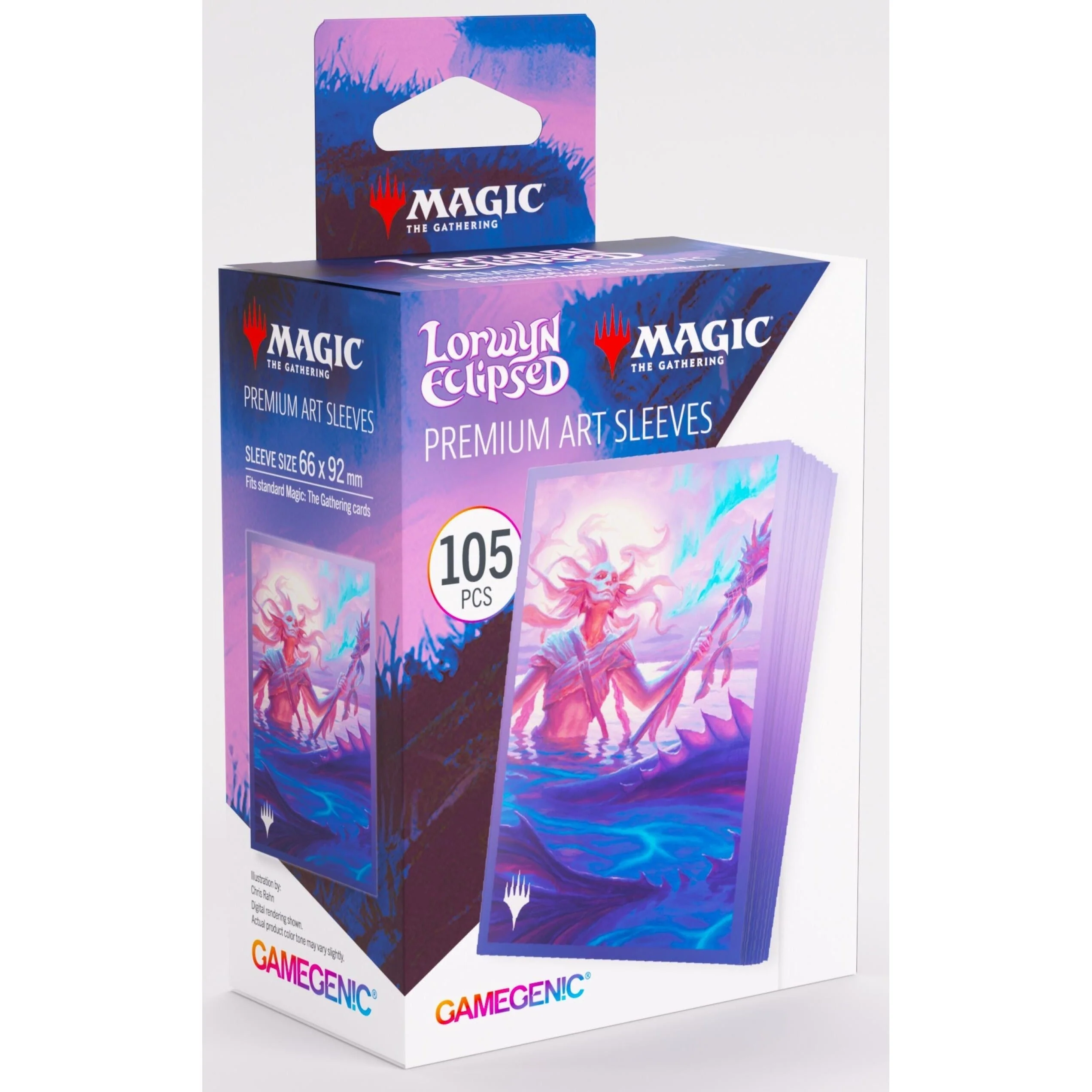 Gamegenic Magic The Gathering Lorwyn Eclipsed Premium Art Sleeves - Eclipsed Merrow 66mmx92mm 105 Sleeves Per Pack - Image 2