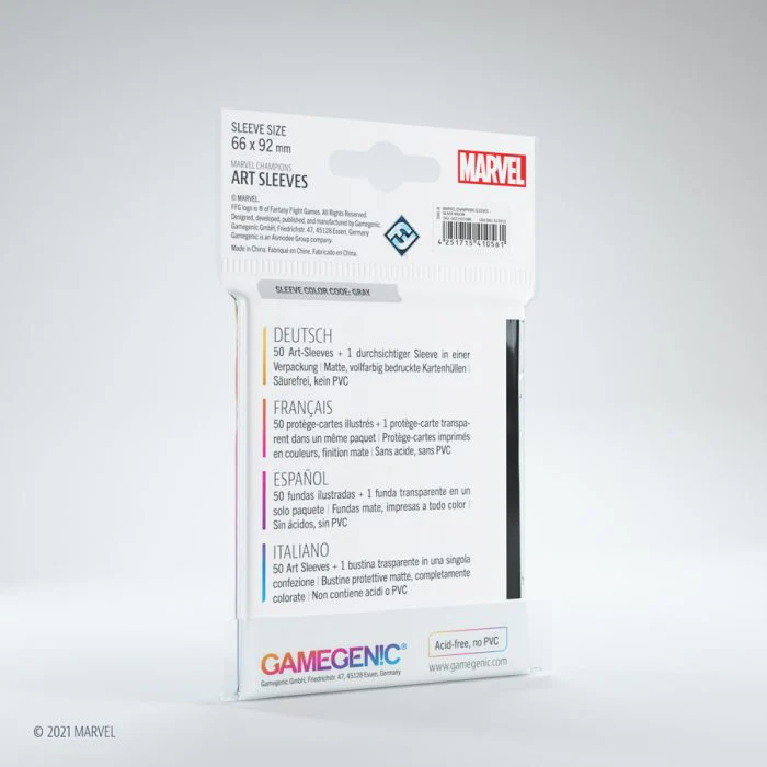 Gamegenic Marvel Champions Sleeves Black Widow - Image 2
