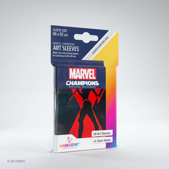 Gamegenic Marvel Champions Sleeves Black Widow - Image 3