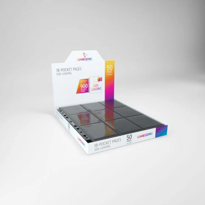 Gamegenic Sideloading 18 Pocket Pages Display (Black) - Image 4