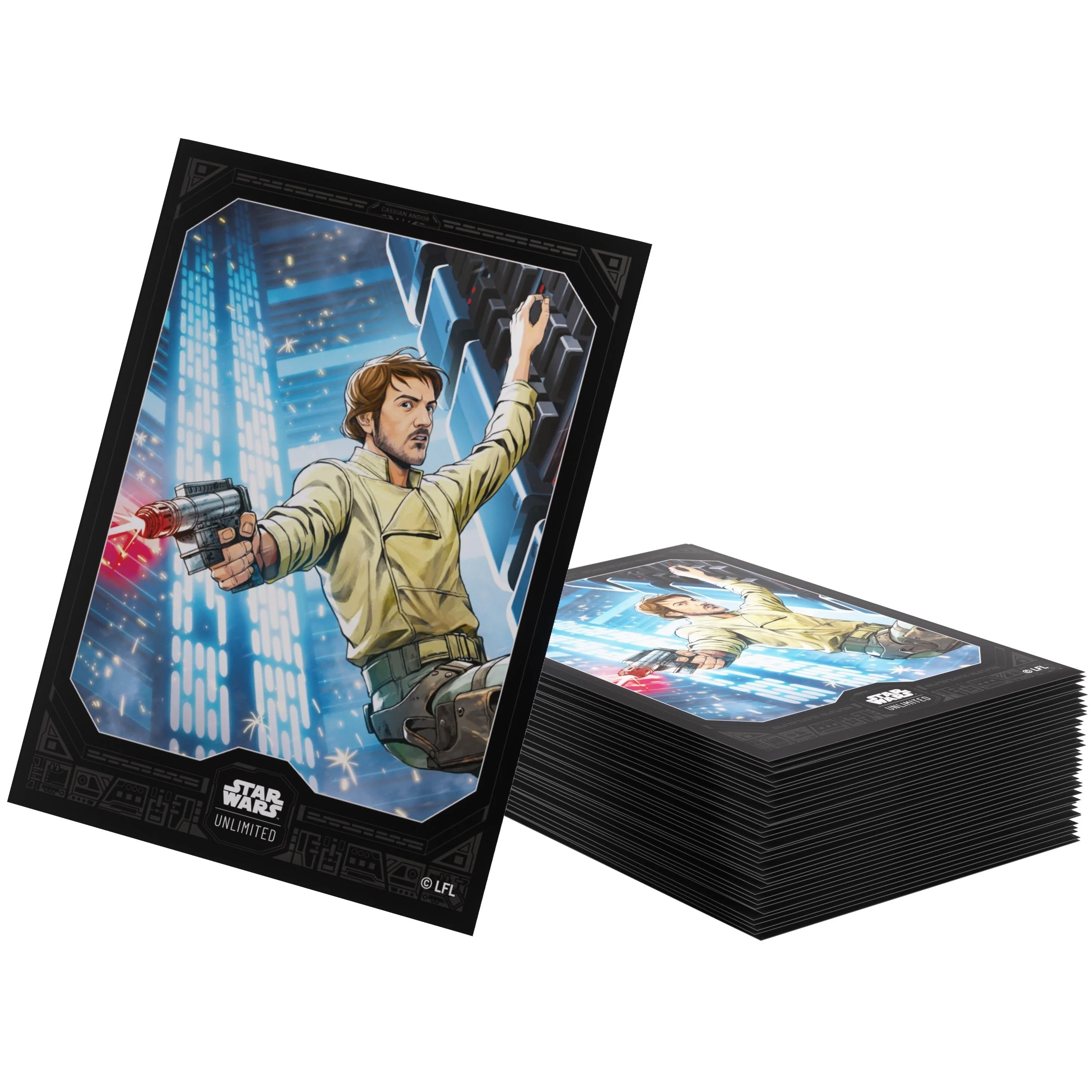 Gamegenic Star Wars Unlimited Premium Art Sleeves - Cassian Andor 66mmx92mm - Image 3