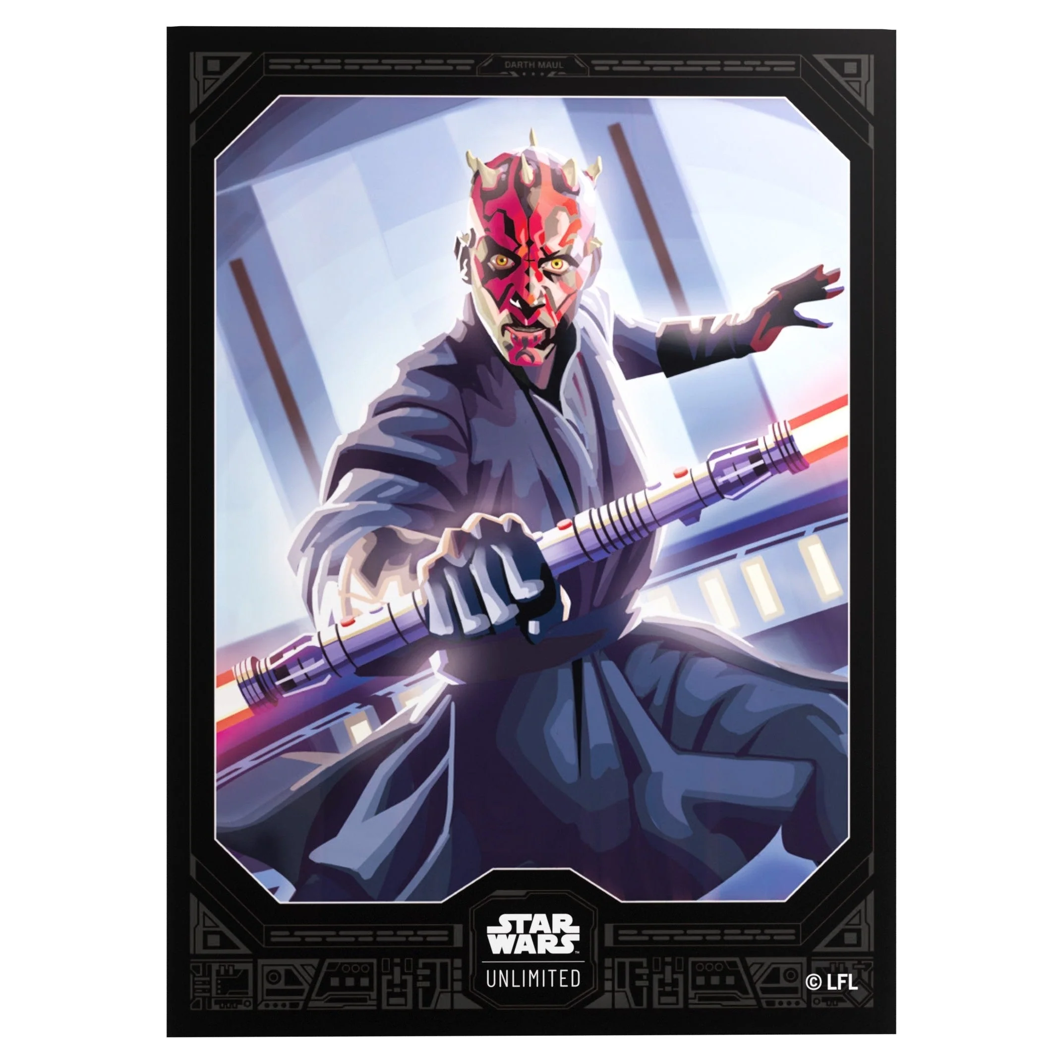 Gamegenic Star Wars Unlimited Premium Art Sleeves - Darth Maul - Image 2