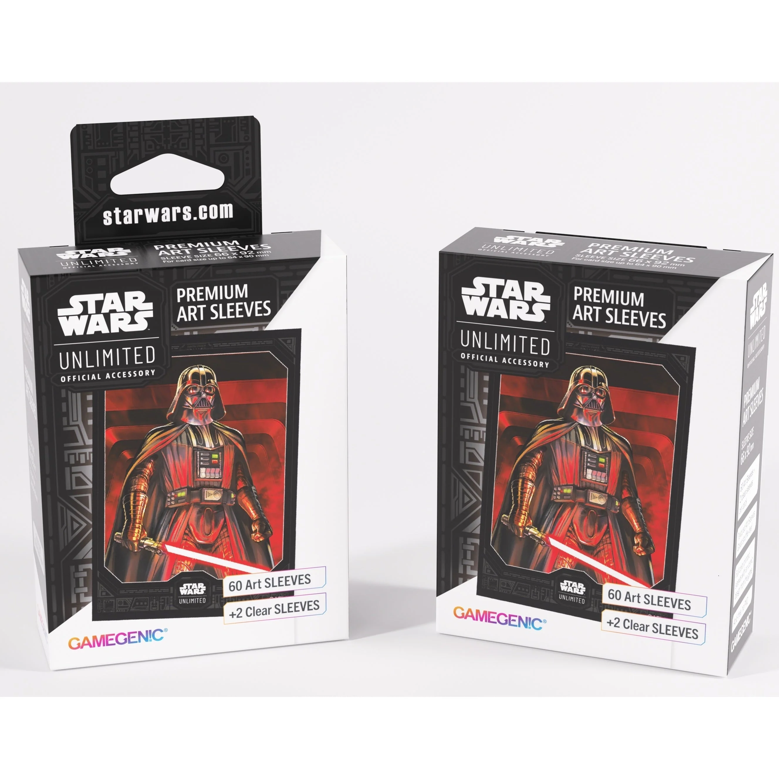 Gamegenic Star Wars Unlimited Premium Art Sleeves - Darth Vader Unstoppable 66mmx92mm 62 Sleeves Per Pack - Image 2