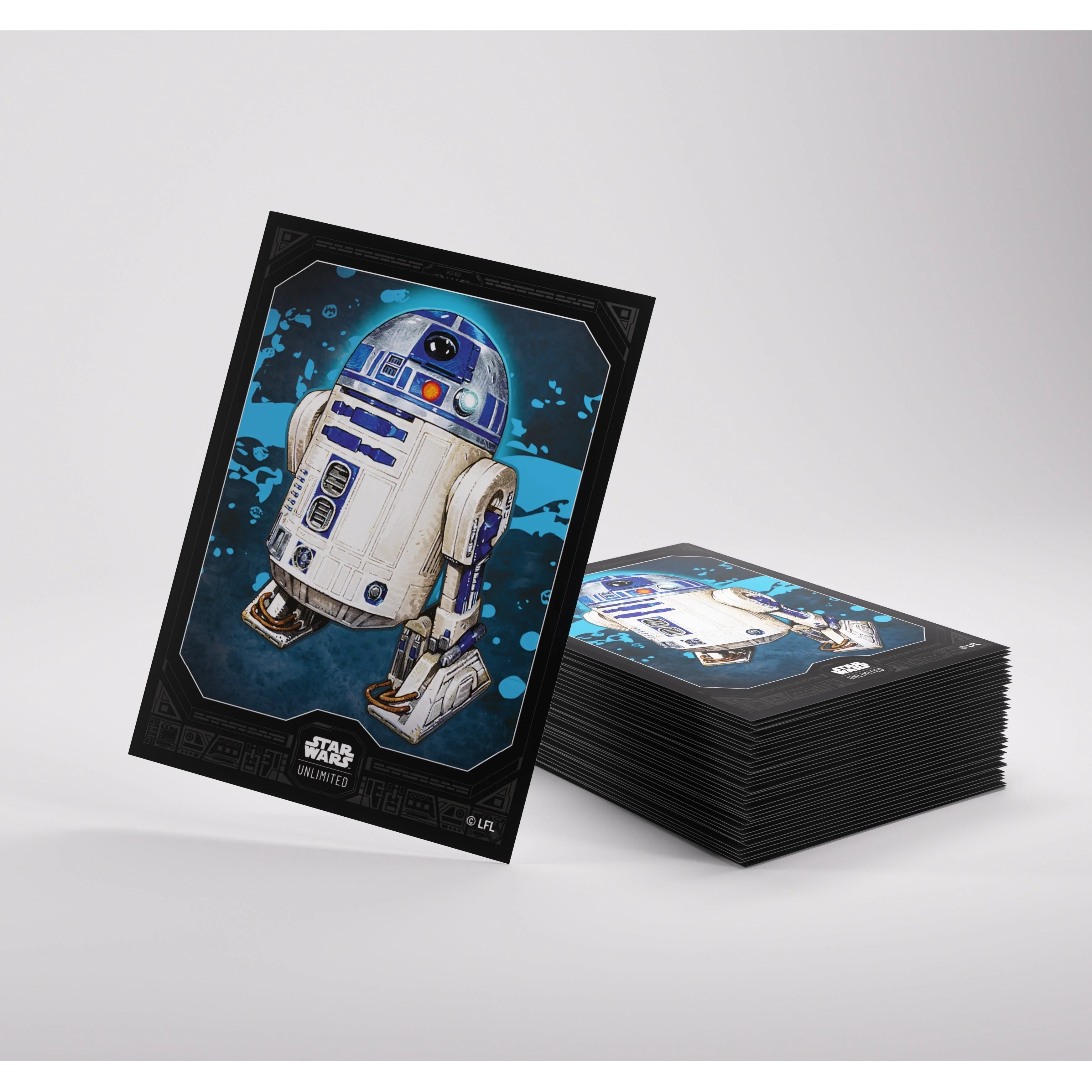 Gamegenic Star Wars Unlimited Premium Art Sleeves - R2-D2 66mmx92mm 62 Sleeves Per Pack - Image 2