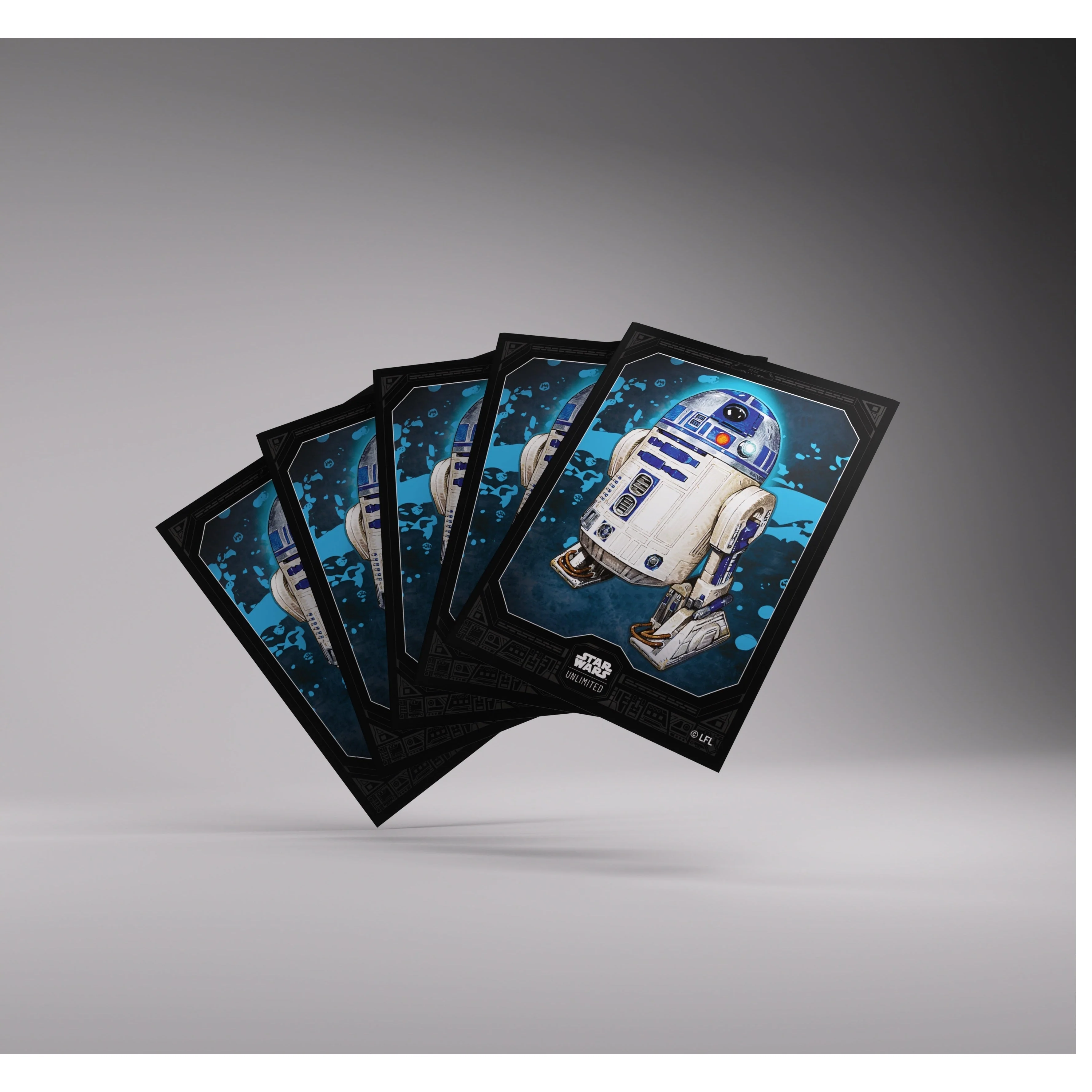 Gamegenic Star Wars Unlimited Premium Art Sleeves - R2-D2 66mmx92mm 62 Sleeves Per Pack - Image 3
