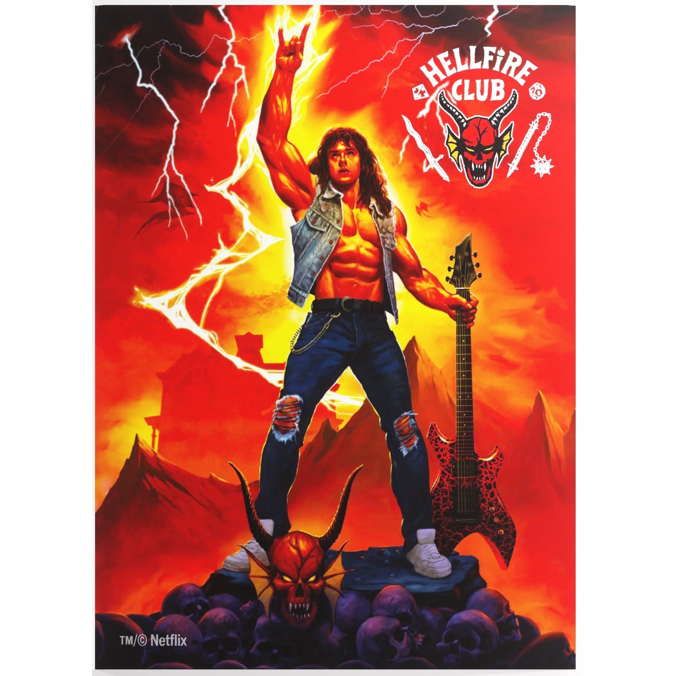 Gamegenic Stranger Things - Hellfire Club Art Sleeves Eddie Munson - Image 3