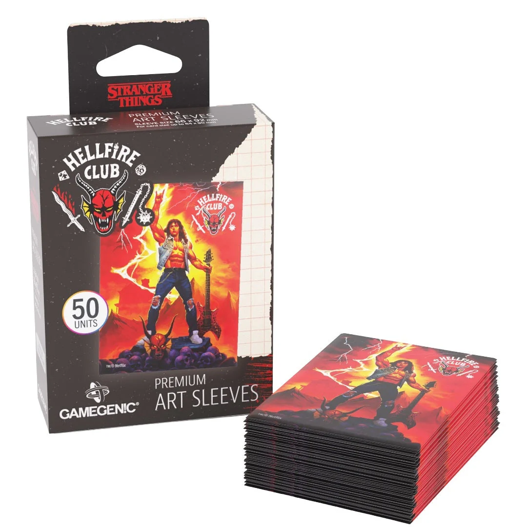 Gamegenic Stranger Things - Hellfire Club Art Sleeves Eddie Munson - Image 7