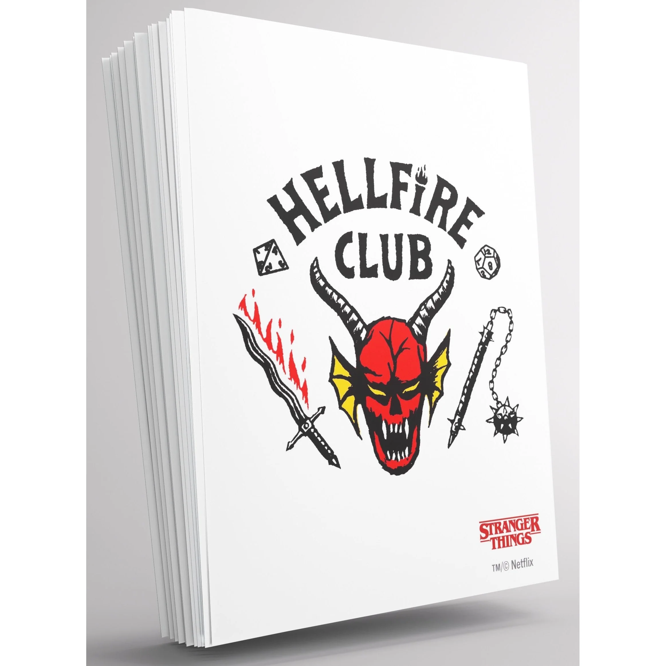 Gamegenic Stranger Things - Hellfire Club Art Sleeves Hellfire Club - Image 4