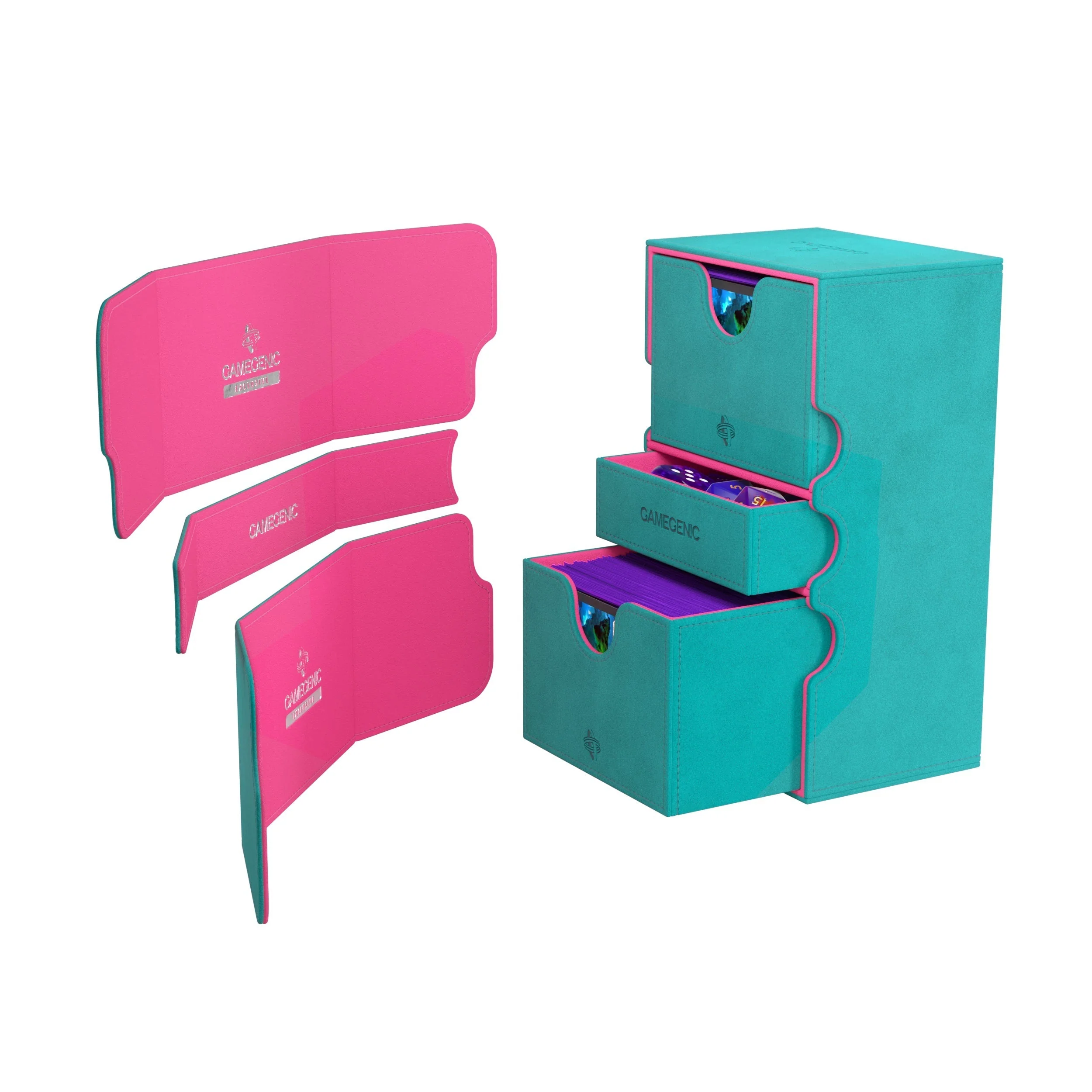 Gamegenic Stronghold 200+ XL (Teal/Pink Exclusive Edition) - Image 4