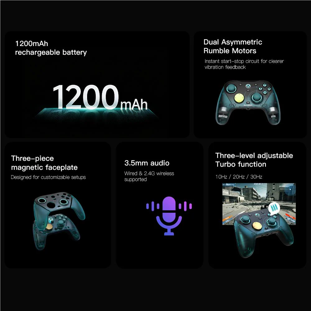 GameSir G7 Pro 8K Aimlabs Edition Wireless eSports Controller - Image 11