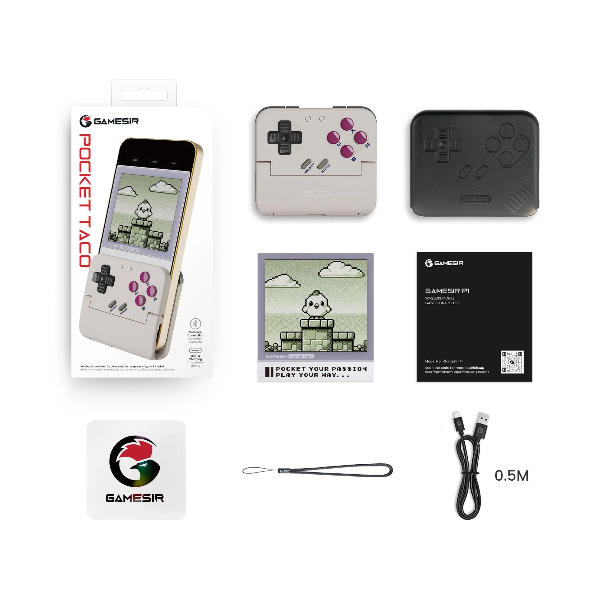 GameSir Pocket Taco Vertical Mobile Controller - Image 4