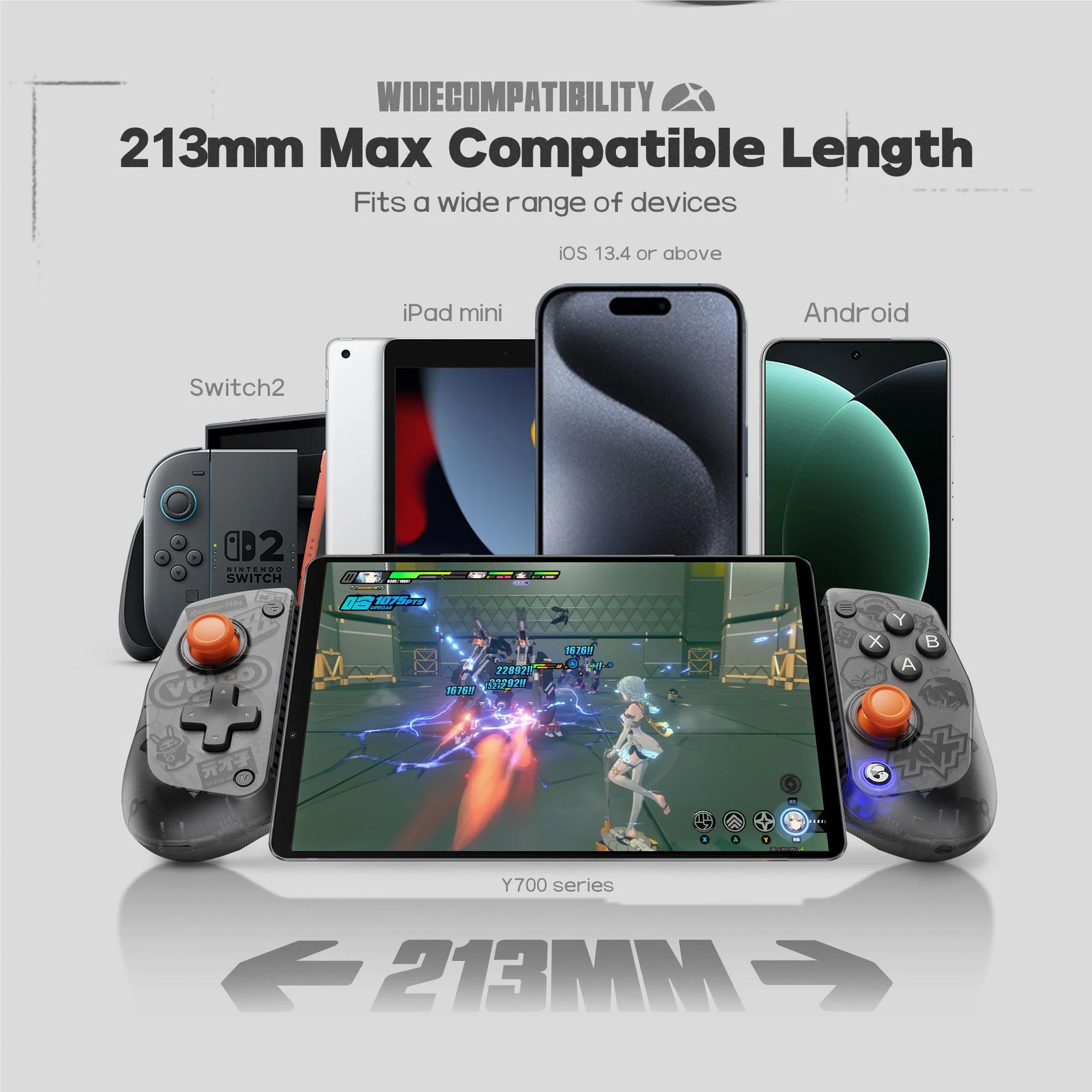 GameSir X5s Zenless Zone Zero Edition Wireless Mobile Controller (Veil White) - Image 8
