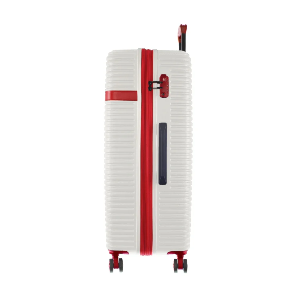 GAP Hard-Shell 4-Wheel Suitcase TSA Lock Large Travel Luggage 76cm White - Image 3