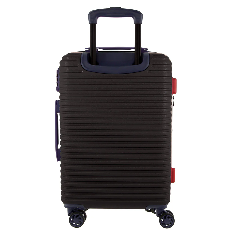 GAP Hard-Shell Suitcase 4 Wheel Hidden Pocket Cabin Luggage 56cm Black - Image 4