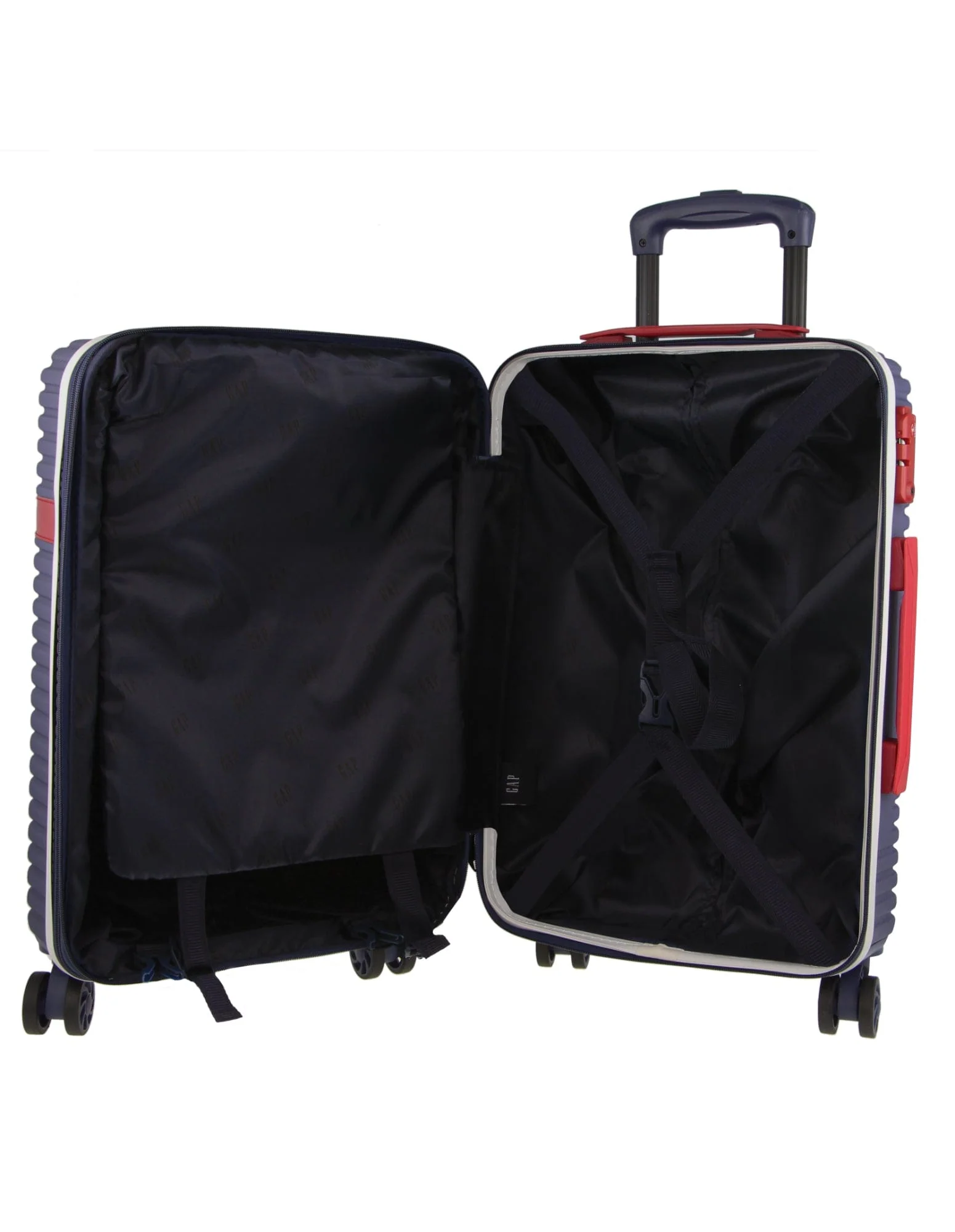 GAP Hard-Shell Suitcase Large Cabin Luggage Set with Tag (Navy) [2-Pieces] - Image 10
