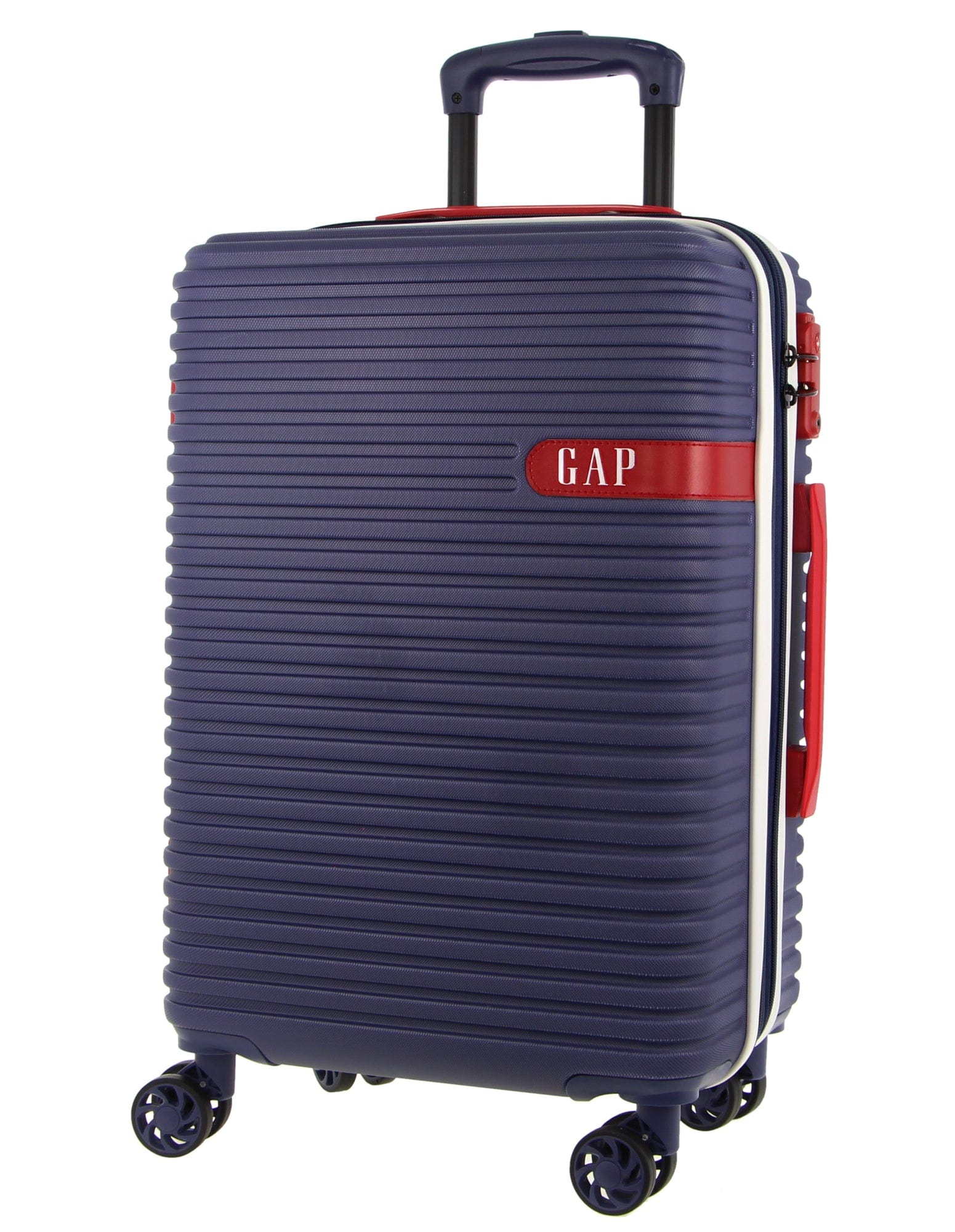 GAP Hard-Shell Suitcase Large Cabin Luggage Set with Tag (Navy) [2-Pieces] - Image 2