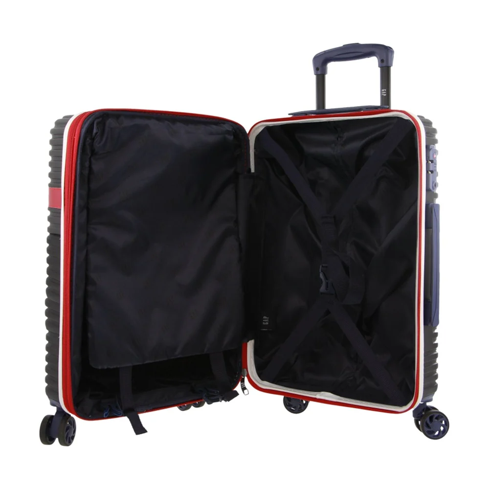 GAP Hard-Shell Suitcase Medium Cabin Luggage Set with Tag (Black) [2-Pieces] - Image 4