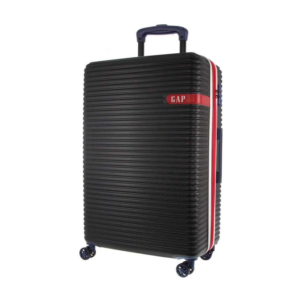GAP Hard-Shell Suitcase Medium Cabin Luggage Set with Tag (Black) [2-Pieces] - Image 7