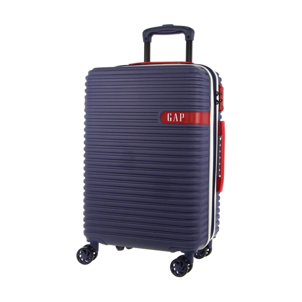 GAP Hard-Shell Suitcase Medium Cabin Luggage Set with Tag (Navy) [2-Pieces] - Image 3