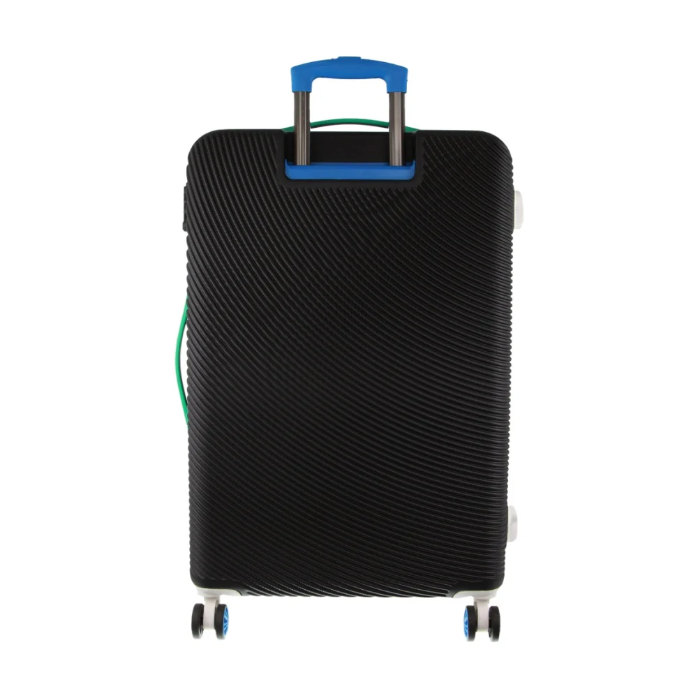 GAP Stripe Travel Hard-Shell Suitcase Medium Luggage 67x46cm Black - Image 4
