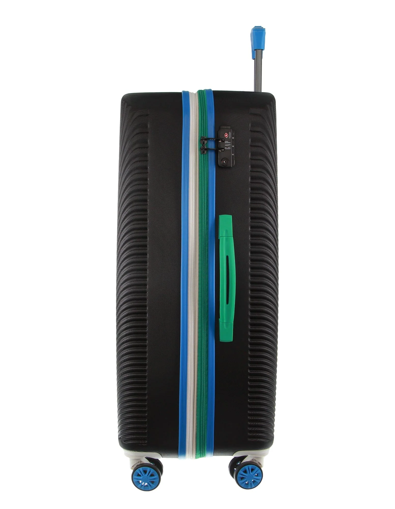 GAP Stripe Travel Hard-Shell Suitcase Medium Luggage 67x46cm Black - Image 7