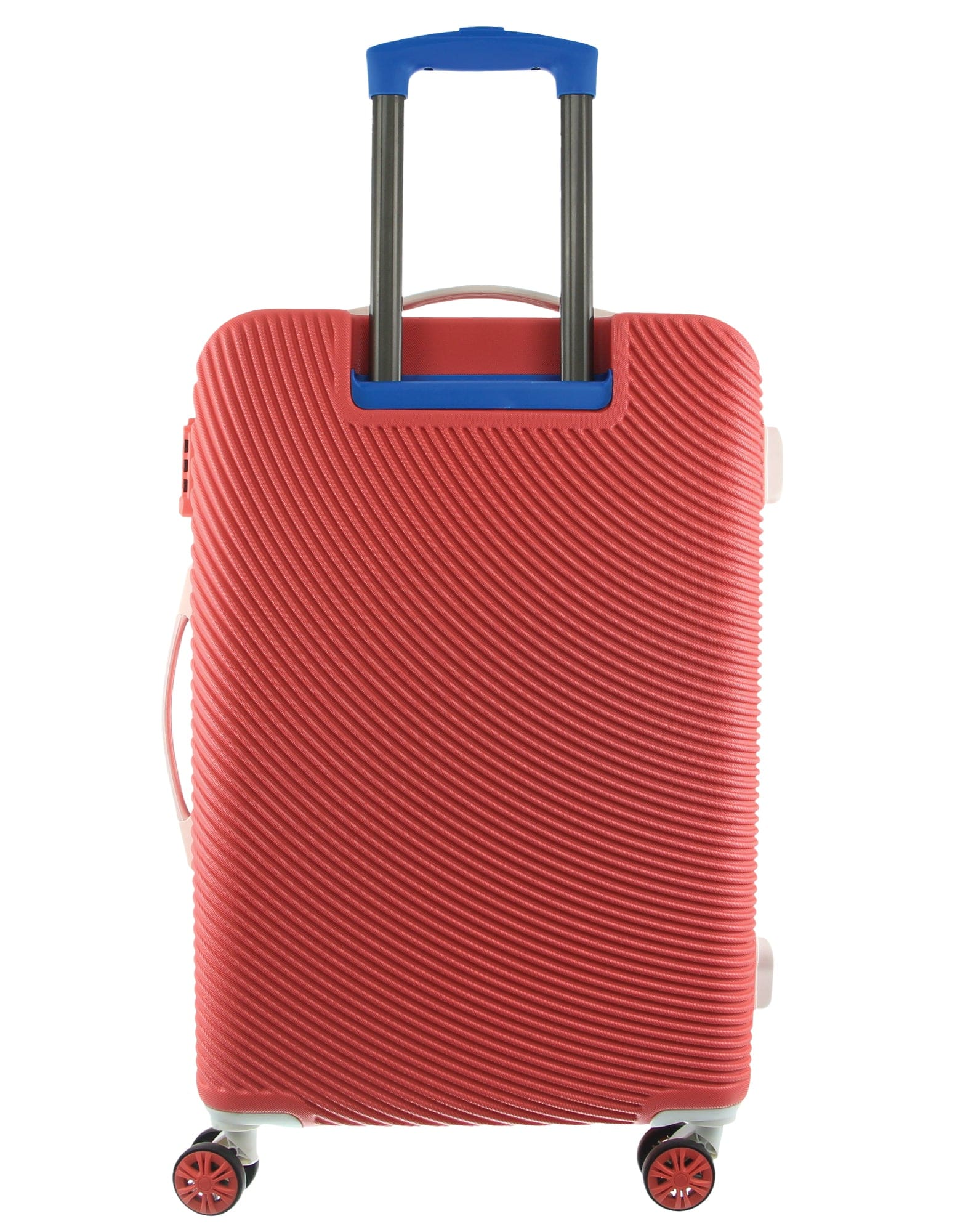 GAP Stripe Travel Hard-Shell Suitcase Medium Luggage 67x46cm Coral - Image 8