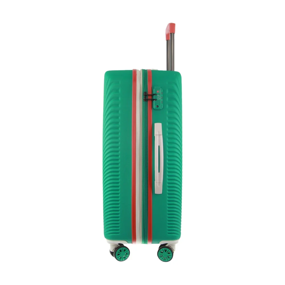 GAP Stripe Travel Hard-Shell Suitcase Medium Luggage 67x46cm Turquoise - Image 3